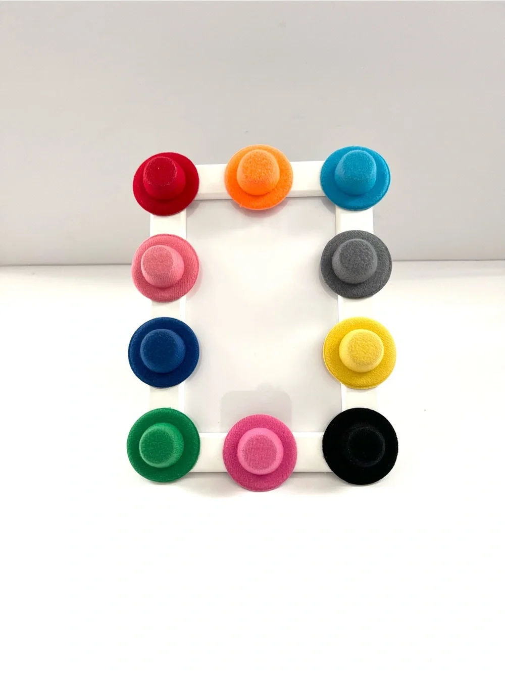 Colorful Mini Hat Picture Frame Whimsical Room Decor